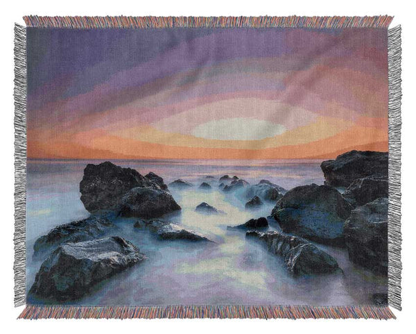 Ocean Rock Dream Woven Blanket