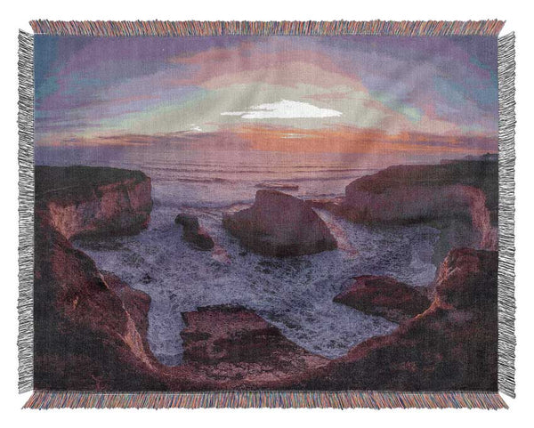 Oceans End Woven Blanket