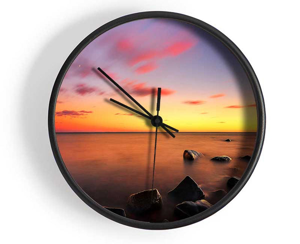 Rocks Of Time Clock - Wallart-Direct UK