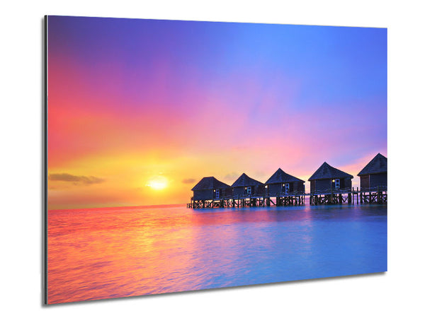 At The End Of A Hard Day Metal Print