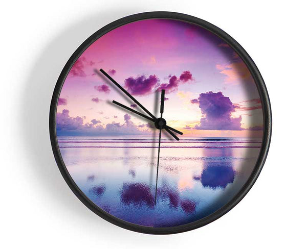 Reflections Of Paradise Clock - Wallart-Direct UK