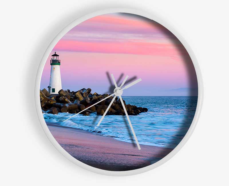 Sailboat Lighthouse Clock - Wallart-Direct UK