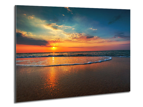 Sunset Movement Metal Print