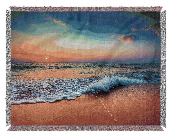 Ocean Movement Woven Blanket