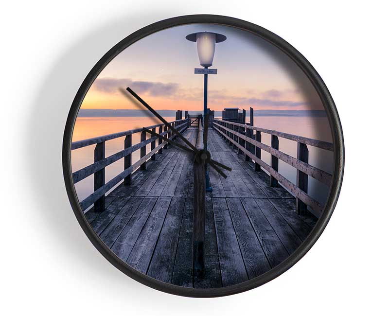 Boardwalk Delight Clock - Wallart-Direct UK