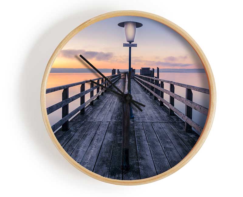 Boardwalk Delight Clock - Wallart-Direct UK