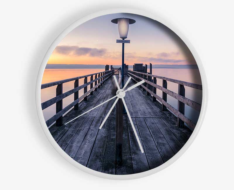 Boardwalk Delight Clock - Wallart-Direct UK
