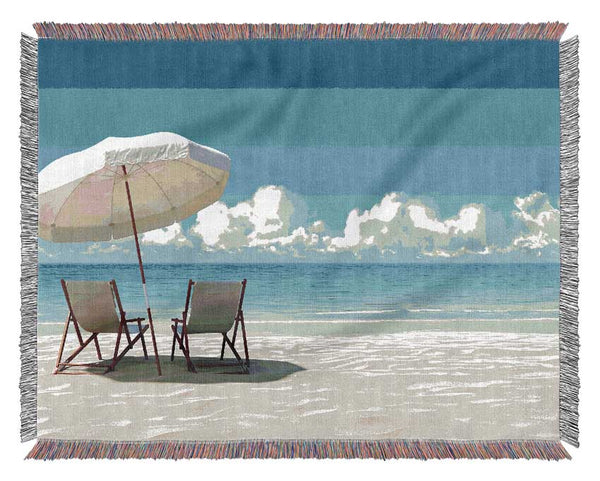 Paradise For Two Woven Blanket