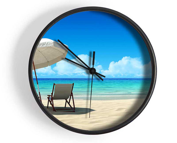 Paradise For Two Clock - Wallart-Direct UK