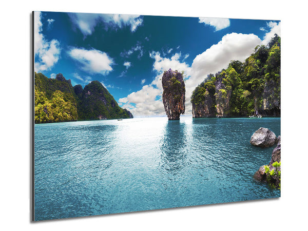 Thailand Monuments Metal Print