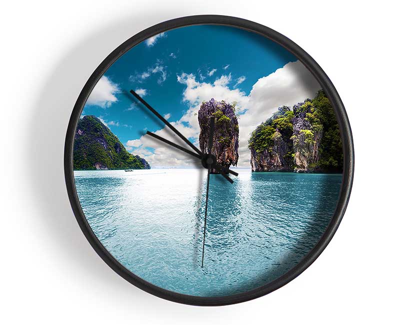 Thailand Monuments Clock - Wallart-Direct UK