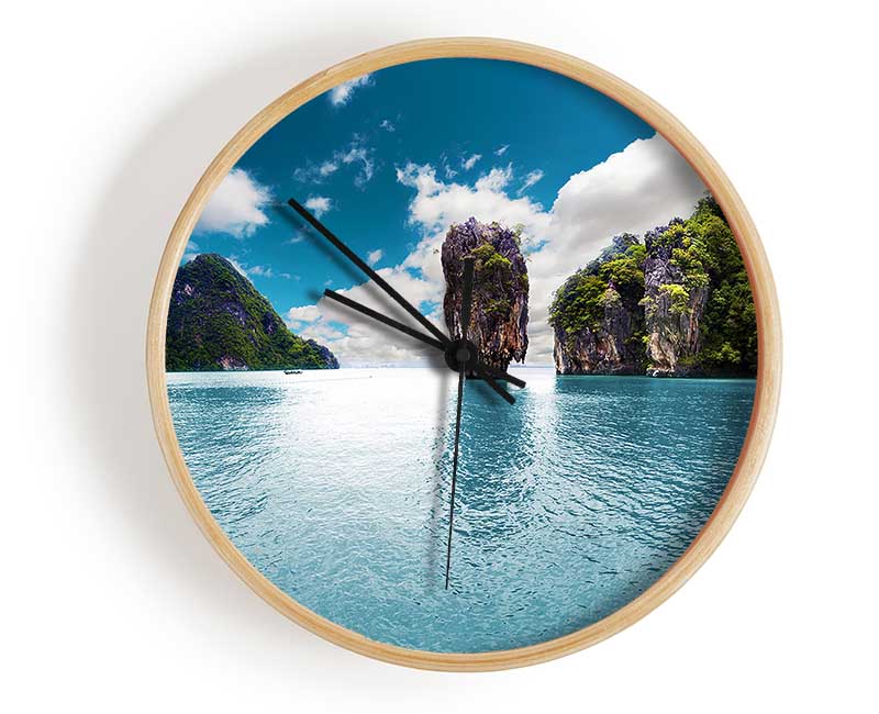 Thailand Monuments Clock - Wallart-Direct UK