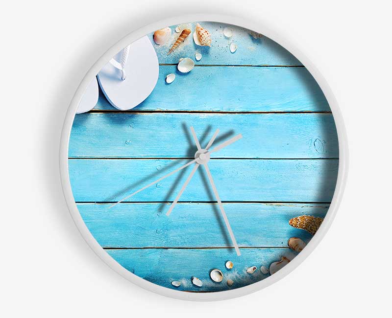 Bringing The Beach Home Clock - Wallart-Direct UK