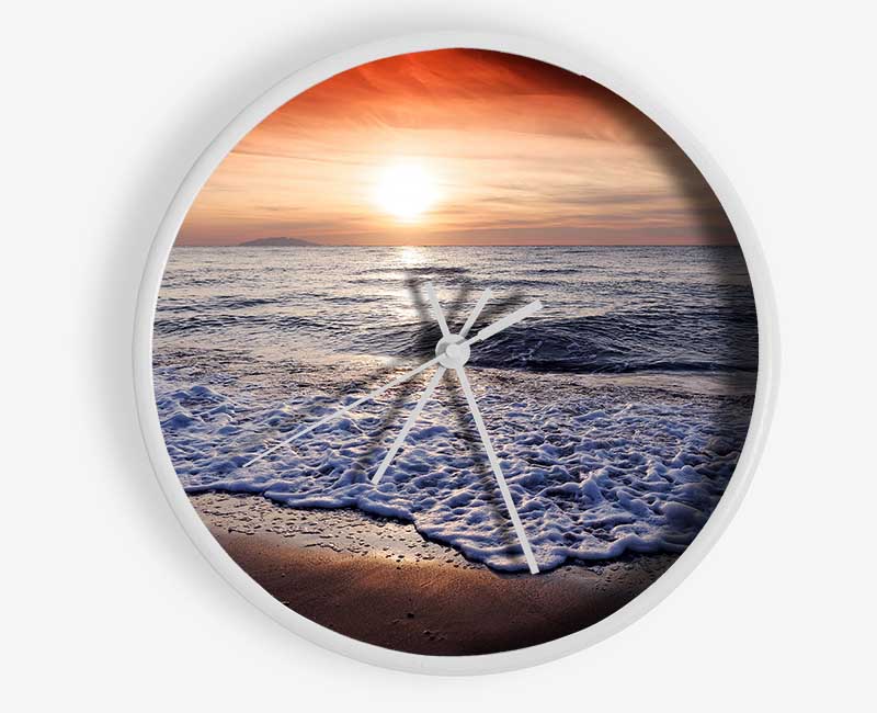 Sparkling Ocean Clock - Wallart-Direct UK