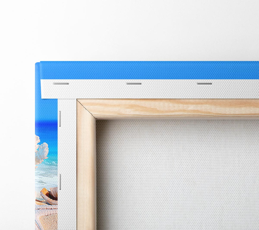  A Canvas Print of Perfect Ocean Shells Canvas Print