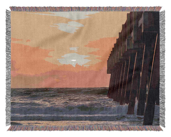 Mexican Sunset Woven Blanket