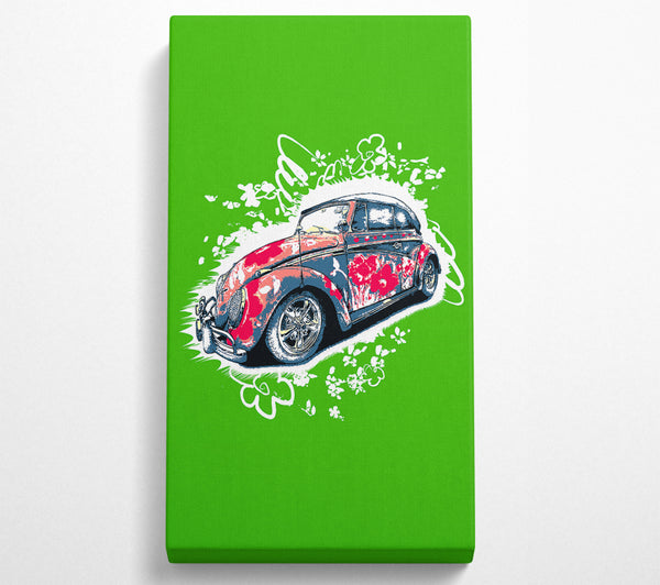 Flower Power VW Beetle