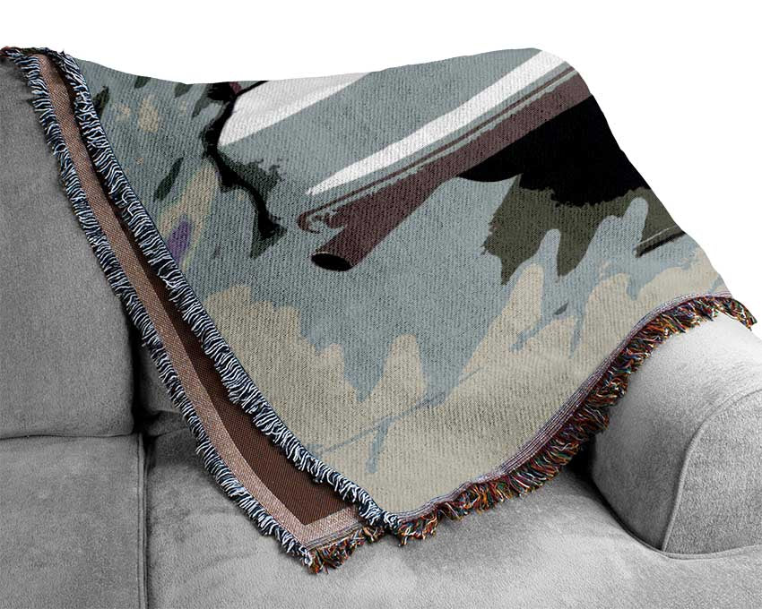 Retro Rear Woven Blanket