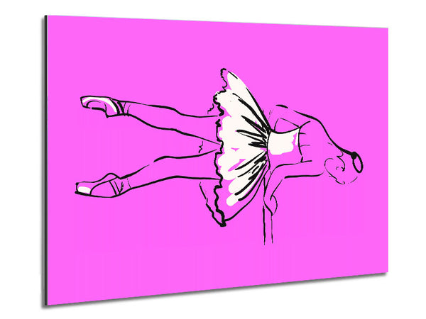 Rosa weiße Ballerina 3