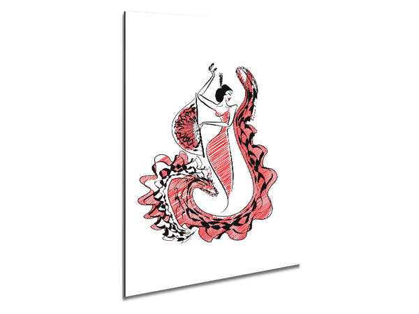 Flamenco 7 Metal Print