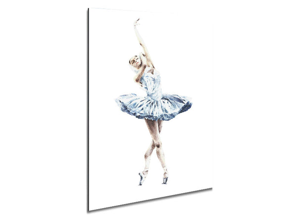 White Ballerina 3 Metal Print