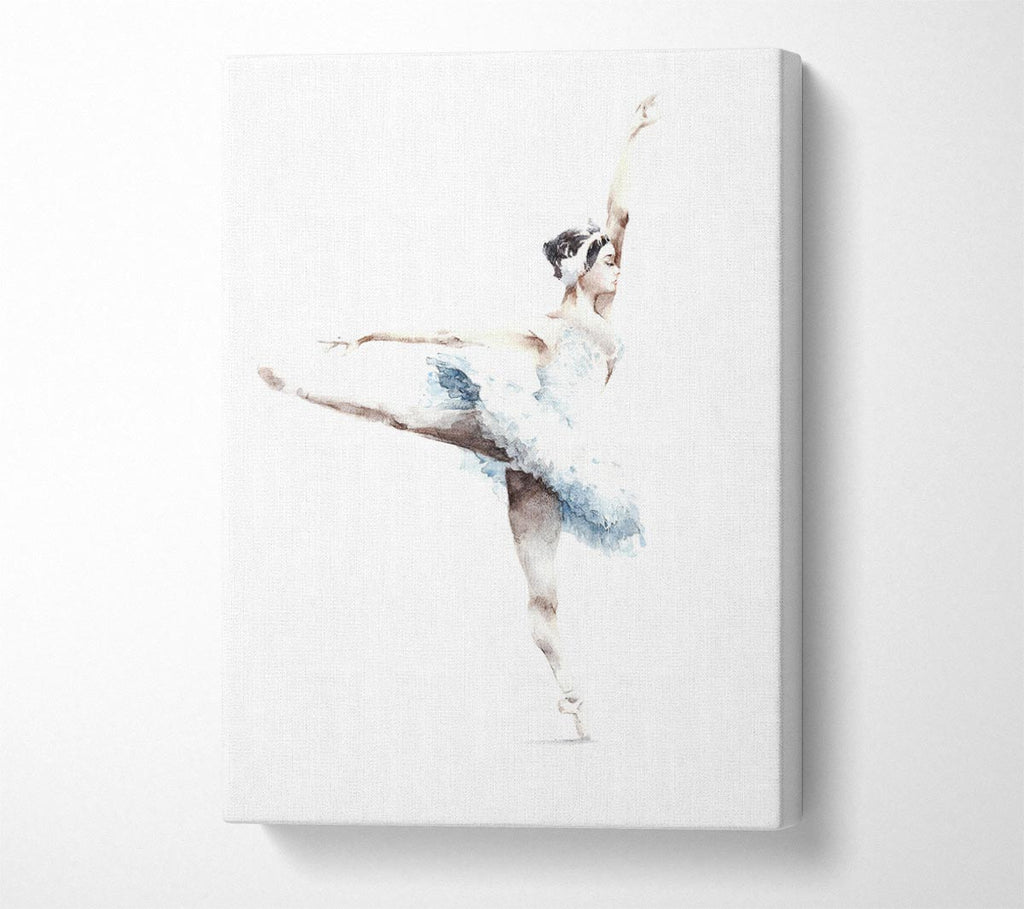 Picture of White Ballerina 4 Canvas Print Wall Art