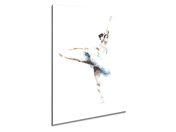 White Ballerina 4 Metal Print