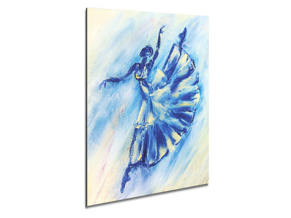 Blue Ballerina 10 Metal Print