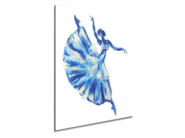 Blue Ballerina 11 Metal Print