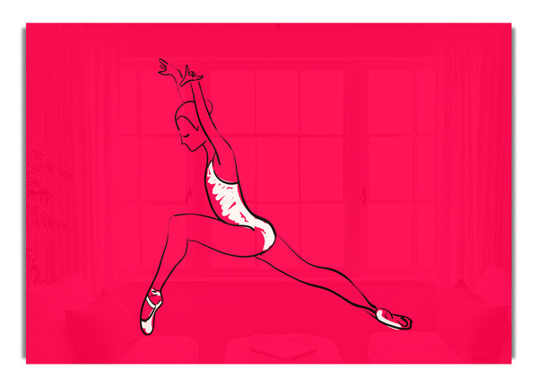 Pink White Ballerina 6