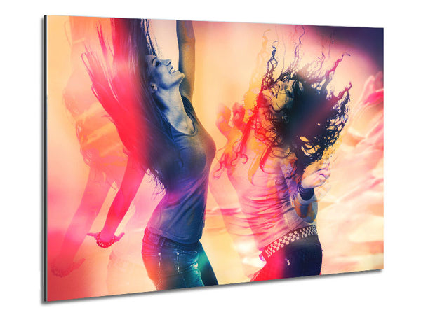 Disco Metal Print