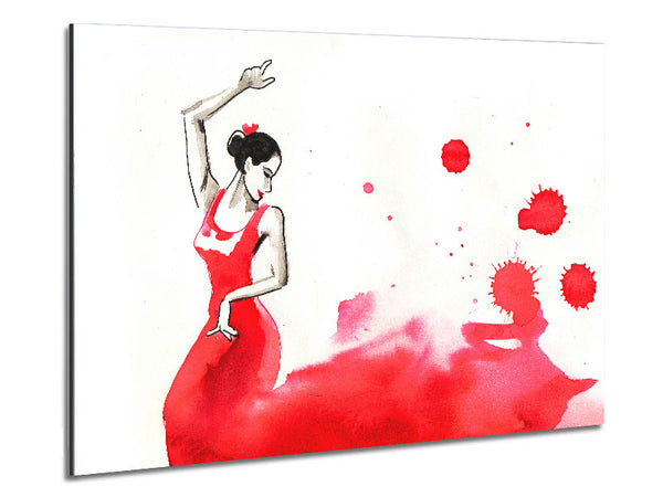 Spanische Flamenco-Tänzerin