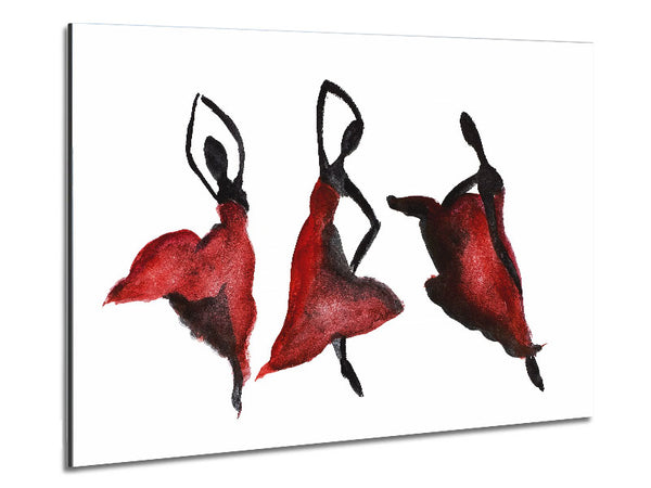Rote Ballerinas