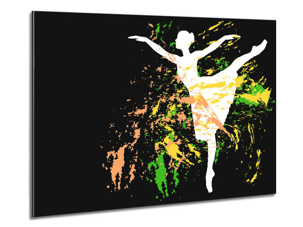 Rainbow Ballerina 3 Metal Print
