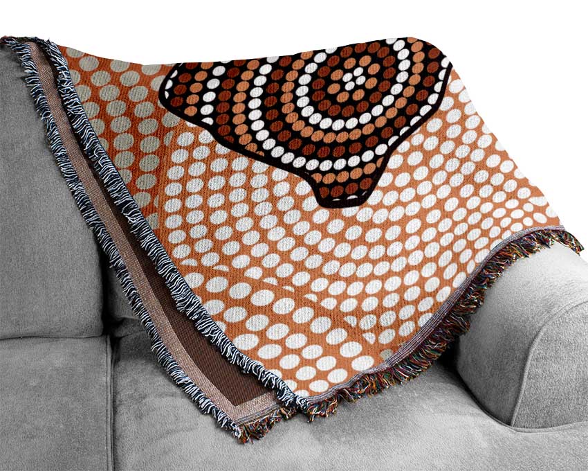 Aboriginal Map Woven Blanket