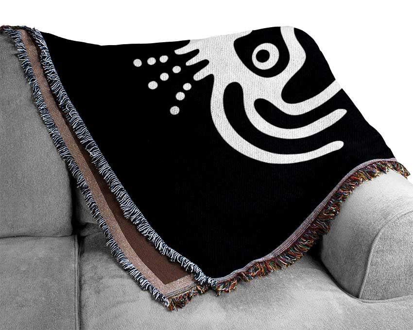 Mayan Art 2 Woven Blanket