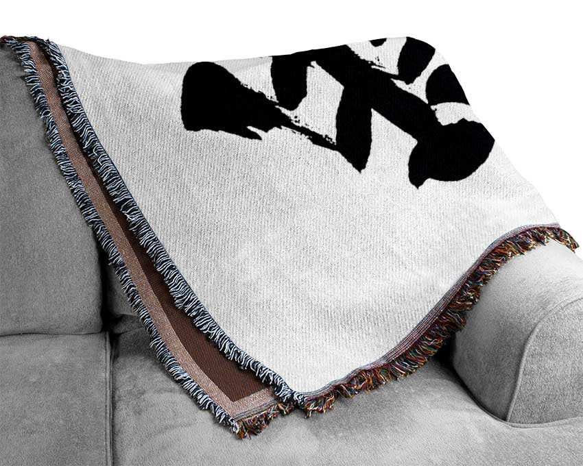 Symbol Of Love Woven Blanket