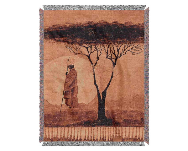 African Tribal Art 1 Woven Blanket