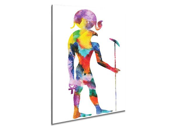 Egyptian God Horus Metal Print