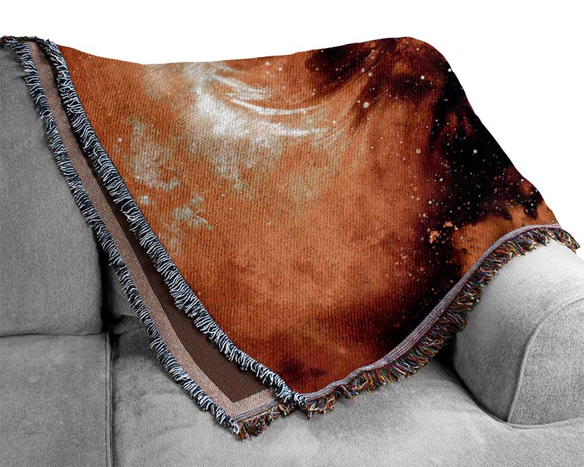 Lion Of The Skies Woven Blanket