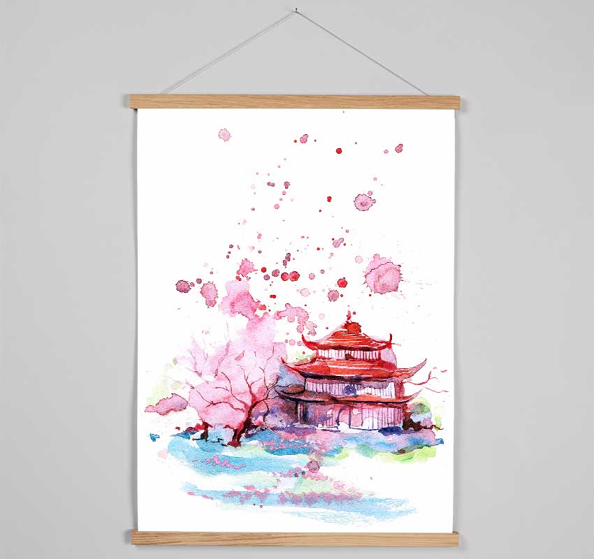 Chinese Watercolour Hanging Poster - Wallart-Direct UK