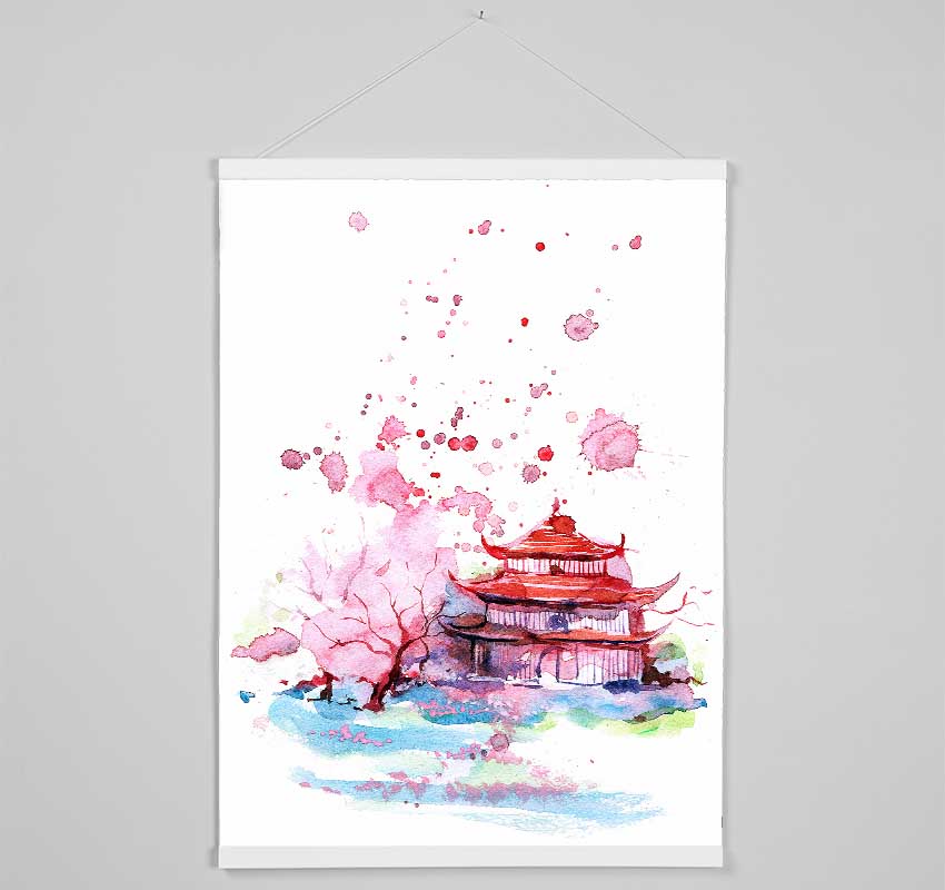 Chinese Watercolour Hanging Poster - Wallart-Direct UK