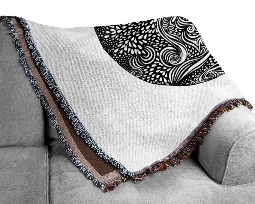 Mexican Skull 2 Woven Blanket