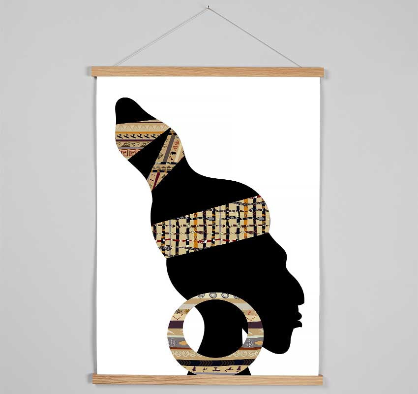 African Tribal Art 26 Hanging Poster - Wallart-Direct UK