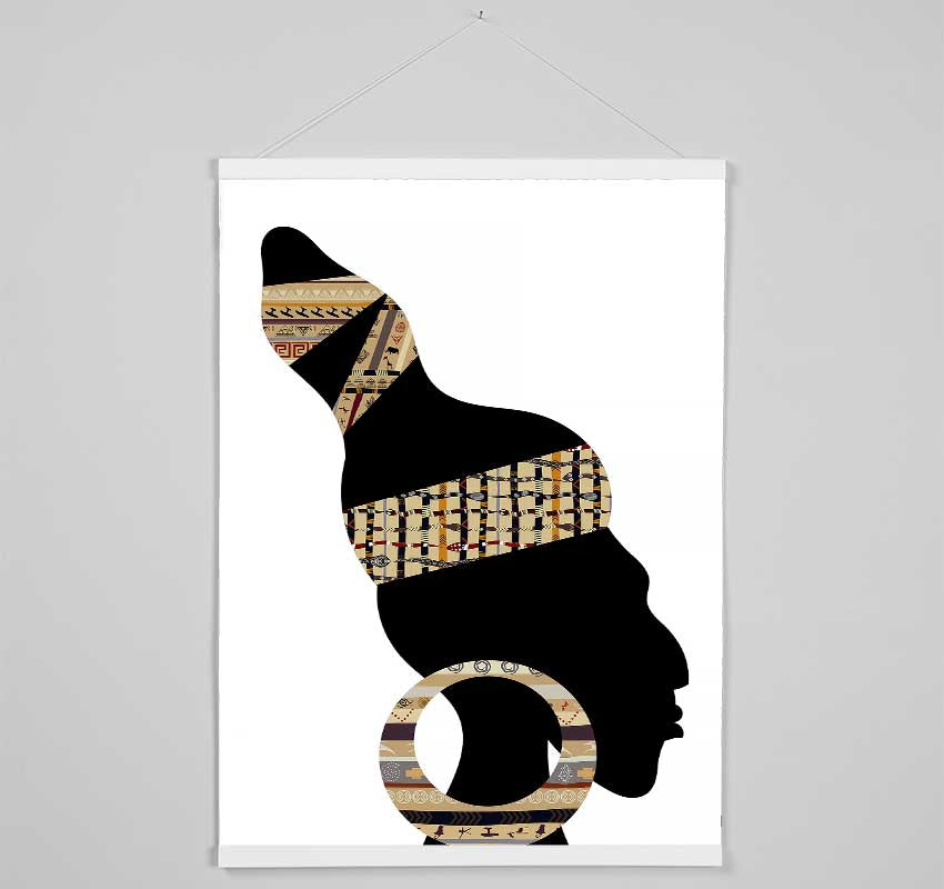 African Tribal Art 26 Hanging Poster - Wallart-Direct UK