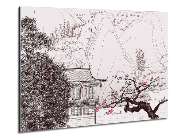 Heimat der chinesischen Kirschblüte