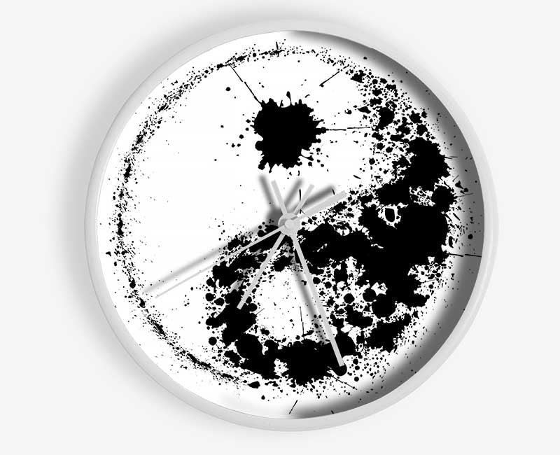 Yin Yang Splash Clock - Wallart-Direct UK
