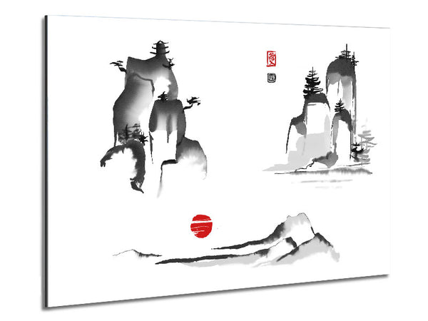 Chinesische Berggipfel 3