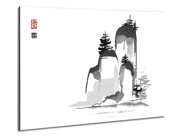 Chinesische Berggipfel 1