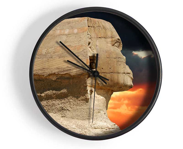 Egyptian Great Sphinx Of Giza 2 Clock - Wallart-Direct UK